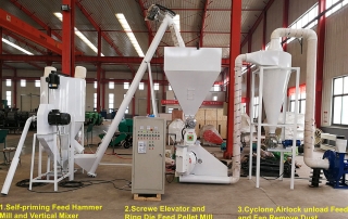 stationary vertical feed mixer